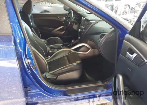 2014 Hyundai Veloster Turbo W/Black из США, поврежденный, VIN KMHTC6AEXEU183517